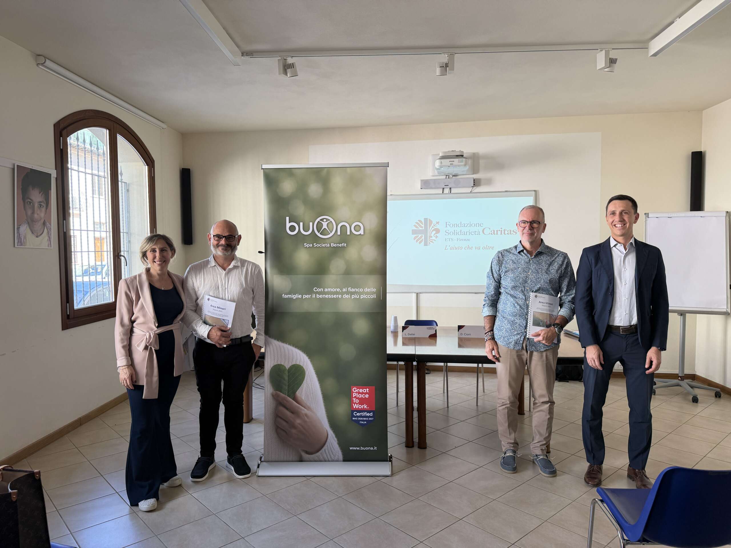 Buona e Fondazione Caritas